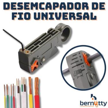 Imagem de Decapador de Fio Cabo Coaxial Alicate de Descascamento automático rota