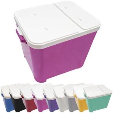 Imagem de Container Porta Ração Canister Plástico com Tampa Protege Conserva Fur