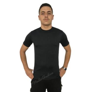 Imagem de Camisa  Masculina Lisa Proteção Solar UV 50 Manga Curta Em Tecido Supl