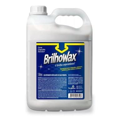 Imagem de Cera Líquida Incolor Brilho Wax Ingleza Galão com 5 Litros