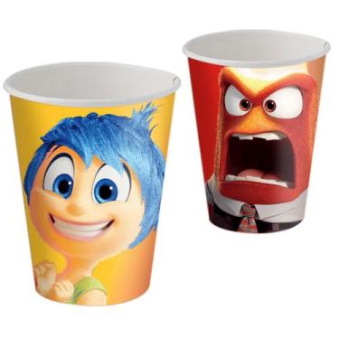 Imagem de Copo Papel Tema 200ml Divertidamente Disney - 08 unid - Festcolor