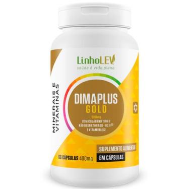 Imagem de Dimaplus Gold - Colágeno Tipo2 UC II + K2 + D3 + Magnésio - LinhoLev