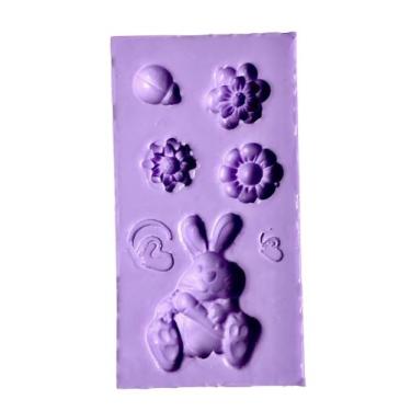 Imagem de F1794 molde de silicone páscoa confeitaria biscuit - confeitaria dos m