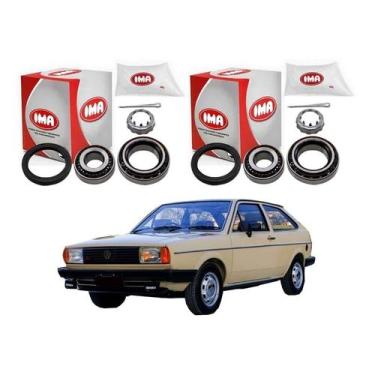 Imagem de Par Kit Rolamento Roda Traseiro Gol G1 Gol Quadrado 1.6 1.8 2.0 1988 A