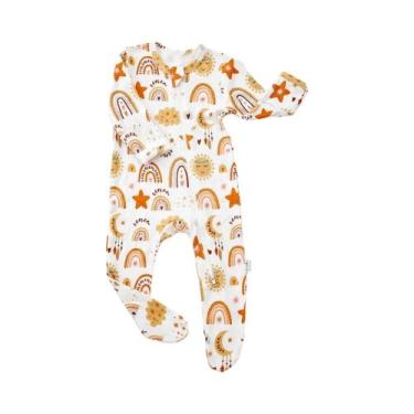 Imagem de Macacão Bebê em Algodão e Bambu Elinfant - Design Longo e Confortável,