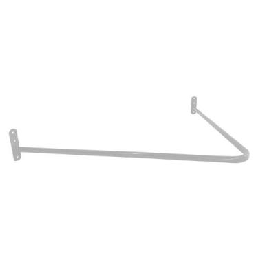 Imagem de Provador P Loja Canto L 90x90cm + Cortina 1,90 X 3,20 Branco - Bedetti