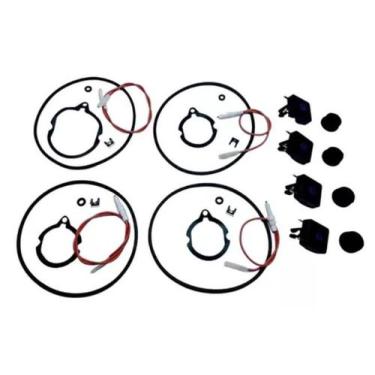 Imagem de Kit Fogão Cooktop Fischer 4q Vedantes Eletrodos Interruptor