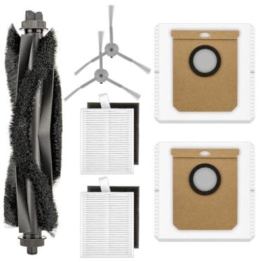 Imagem de (Pacote com 7) peças de reposição L60 L50 compatíveis com aspirador de pó robótico Eufy L60, L60 Hybrid, L60 SES, L50 SES, kit de acessórios, 1 escova de rolo, 2 filtros HEPA e espuma, 2 escovas