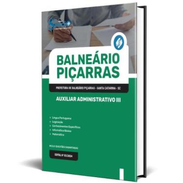 Imagem de Apostila Prefeitura Piçarras Sc 2024 Auxiliar Administrativo