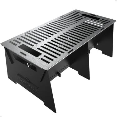 Imagem de Churrasqueira Grill Portatil P/Camping Aço A Carvão FS