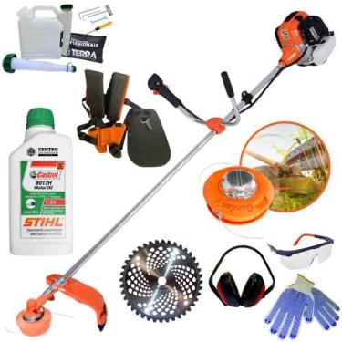 Imagem de Cortador de Grama Profissional Á Gasolina Terra GR520XP GR520-XP 2T 52