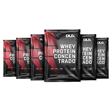 Imagem de Whey Protein Concentrado Kit 6 Sachês – Sabores Sortidos para Ganho Muscular – Dux Human Health
