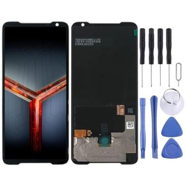 Imagem de tela Tela LCD OEM para for ASUS Rog Telefone II ZS660KL com Montagem Full Digitizer (preto) substituição da tela