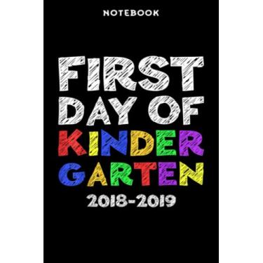Imagem de Back to School - Notebook First Dāÿ Of Kindērgārtēn Mēmē Bāck Tō Schōōl GifGōōd: 6x9 inch, over 100 pages/Lined Journal,Schedule,Notebook Journal,Financial,Personalized