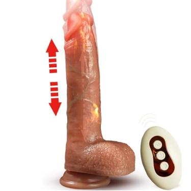 Imagem de Vibrador de vibrador de brinquedo sexual, vibrador de ventosa com 6 modos de impulso e 10 modos de vibração para estimulação sexual anal vagina ponto G, vibrador de silicone macio, brinquedos sexuais (Cor branco branco)