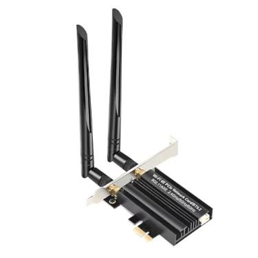 Imagem de Placa de rede WiFi 6E PCIe adaptador sem fio de banda tripla para PC desktop
