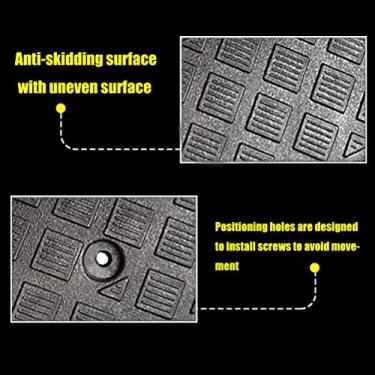 Imagem de Rampa Plástica Leve Portátil do Carro do Automóvel para o Uso Apropriado da Entrada de Automóveis de Vários Veículos (Como mostrado)