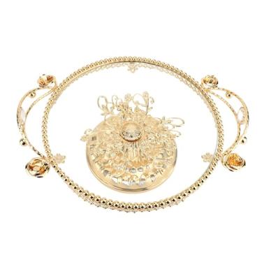 Imagem de Bandeja de Frutas de Vidro Vintage Prato de Lanche Suporte de Bolo Prato de Servir Comida retrô Europeu Com Base Suporte de Bolo Vintage Bandeja de Frutas Elegante para Festas e