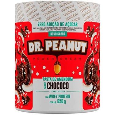 Imagem de Pasta De Amendoim Com Whey Isolado 650g - Dr Peanut - Dr.Peanut, Chcoo