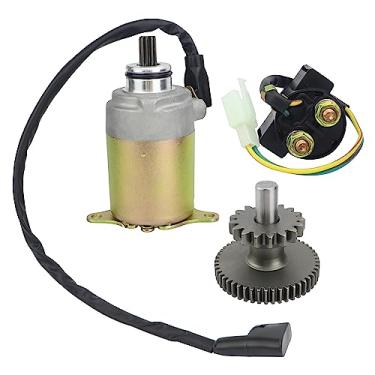 Imagem de SuLyLa Gy6 Starter para 125Cc 150Cc Scooter Moped Chinês Atv Go Kart Trike Dune Buggys Quad 4 Wheelers para Baja para Taotao para Icebear para Roketa para Jonway para Peace With Idle Gear & Relay