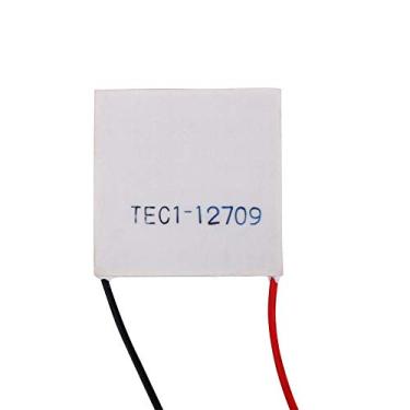 Imagem de ZAWELIYO TEC1-12709 12V 100W Comprimidos de Refrigeração Semicondutores, Placa Peltier Refrigerador Termoelétrico 40mm X 40mm Dissipador de Calor