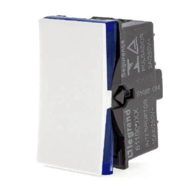 Imagem de Interruptor Simples 10a 250v B.parafuso 1m Branca 611000bc - LEGRAND P