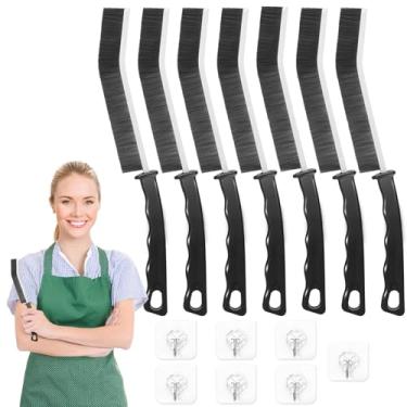 Imagem de Escova de limpeza de fendas, ferramenta de limpeza multifuncional, escova de espaço de banheiro, escova de argamassa, escovas de limpeza de cerdas duras para uso doméstico, azulejos, suprimentos de