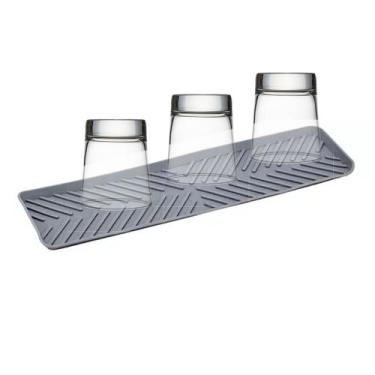 Imagem de Tapete escorredor pia silicone p/ copos talheres  40x10cm - Tuut