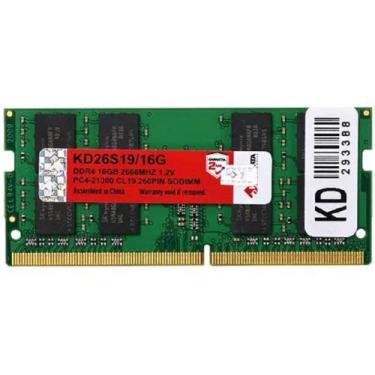 Imagem de Memoria Keepdata 16GB Notebook DDR4 2666MHZ SODIMM - KD26S19/16G
