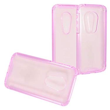 Imagem de Compatível com T-Mobile REVVLRY, Moto G7 Play, G7 Optimo XT1952/DL - Capa de telefone TPU híbrida - AC4 roxo