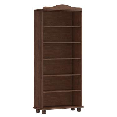 Imagem de Estante Livreiro 5 Prateleiras Rubi 8964WN Café Finestra