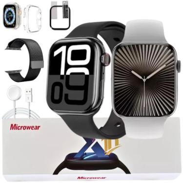 Imagem de Smart Watch S10 Original Microwear Unissex Relogio Notificaçoes Troca 
