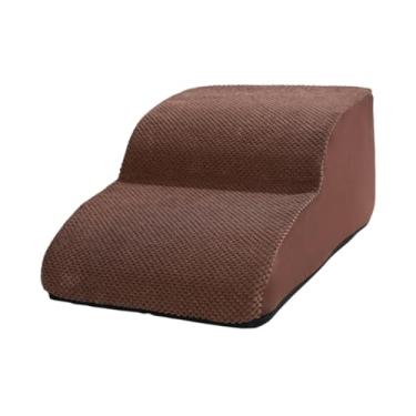 Imagem de Generic Escadas de cachorro para cães de cães pequenos rampa para cães para a cama alta COMFOTABLE NÃO SLIP SLIP Lightweight Pet STEPS 2 PASSO para PETROS, CafÉ