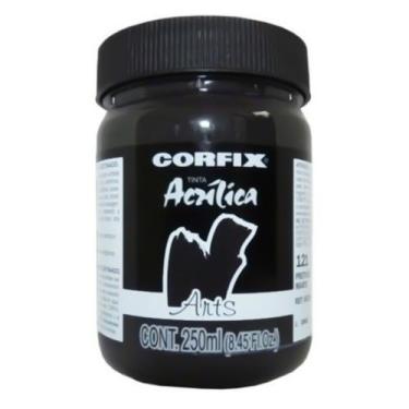 Imagem de Tinta Acrílica G1 Arts 121 Preto de Marte 250ml Corfix, 121 - PRETO DE