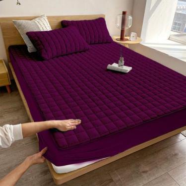 Imagem de Capa Protetora Colchão Box Impermeável Matelado - ESSENCIA DO LAR, Lil