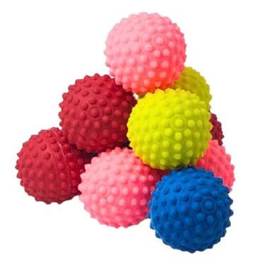 Imagem de 60x Bolinha Cravo para Fisioterapia Massagem Anti Stress Petshop - Sup