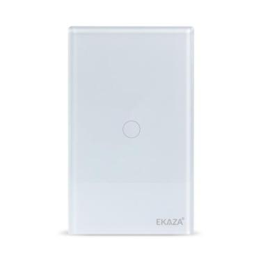 Imagem de Interruptor Inteligente Touch Ekaza 1 Botão Compatível Alexa