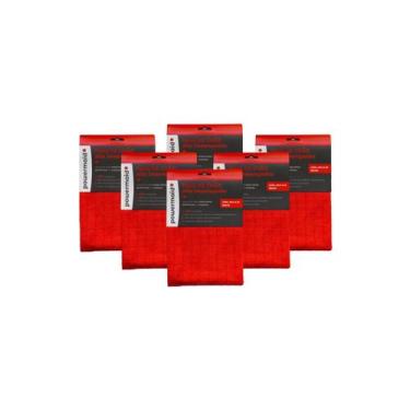 Imagem de Kit 6 Pano De Chão Multiuso Alto Desempenho Microfibra 70x50 - Powerma