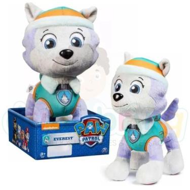 Imagem de Brinquedo Boneco Pelúcia Grande Everest 30 Cm Da Patrulha Canina - Dud
