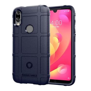 Imagem de Capa Case Xíaomi Redmi Note 7 e Redmi Note 7 Pro (Tela 6.3) Rugged Shield Anti Impacto (Azul)
