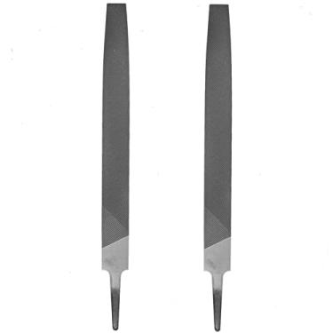 Imagem de Conjunto de amolador de lixa de machado, 2 peças, 15 cm, moedor de corte retangular, lixa de aço endurecido cardado para afiar machados de metal, afiar bordas opacas, cegas ou cansadas (15 cm)