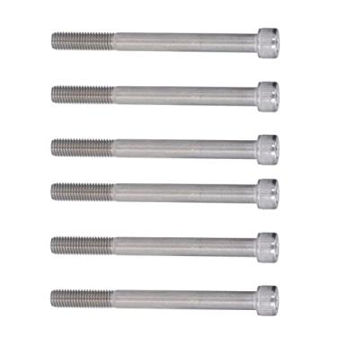 Imagem de A2-70 Parafusos de Soquete Sextavado, 10 Unidades de Tampas de Cabeça Cilíndrica M10 Parafusos de Máquinas Industriais Parafusos de Soquete Sextavado A2-70 de Aço Inoxidável,