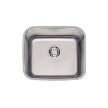 Imagem de Cuba De Embutir Dora Aço Inox Acetinado C/ Válvula 4.1/2 40,0x34,0x18,