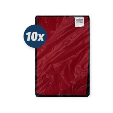 Imagem de Pano microfibra 40x60cm (pct c/10un) vermelho Slim - Nobre