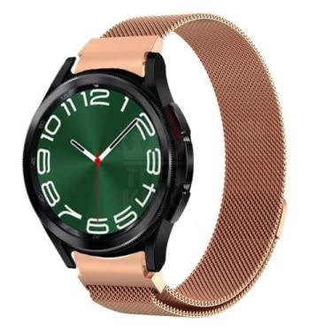 Imagem de Pulseira Com Fecho Imã Em Aço Inoxidável Para Watch6 47Mm - Tech King