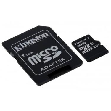 Imagem de Cartão de Memória Canvas Select microSD 16GB, Kingston, Preto