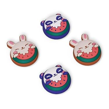 Imagem de PlayVital Joystick Caps for Nintendo Switch, Thumbstick for Switch Lite, Analog Cover for OLED Joycon Thumb Grip Caps for Switch & Lite & OLED - Melon Sweeties Duo