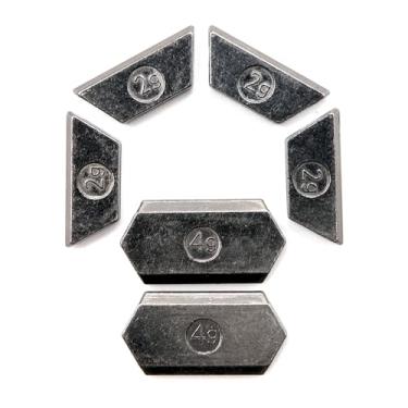 Imagem de NoirVogel Pesos de ajuste de equilíbrio do mouse (2 g x 4 peças + 4 g x 2 peças), prata, para mouse gamer sem fio Logitech G502 Lightspeed