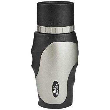 Imagem de GeRRiT Telescópios monoculares, mini monóculo HD 6 x 30 potente, grande ocular, portátil, binóculo de longa distância para acampamento LLL