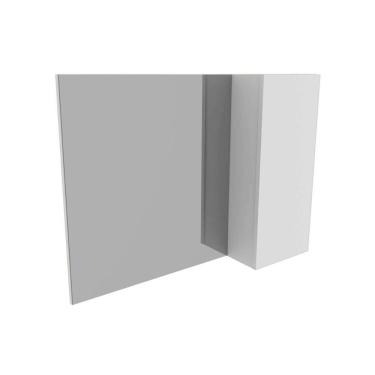 Imagem de Armário P/ Banheiro Bn3602 1 Porta C/ Espelho Cor Branco - Tecno Mobili